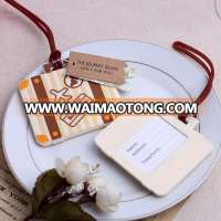 Ywbeyond Wholesale wedding gift souvenirs of rubber airplane luggage tag gifts for wedding guest