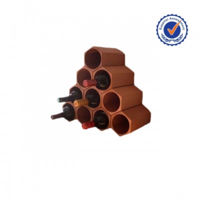 New Hot Sale High Quality Terracotta Custom wholesale wine rack