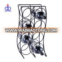 Top Quality Metal Wine Bottle Floor Standing Wine Rack