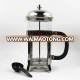 8 Cups Clear Glass French Press Coffee Tea Maker With Handle